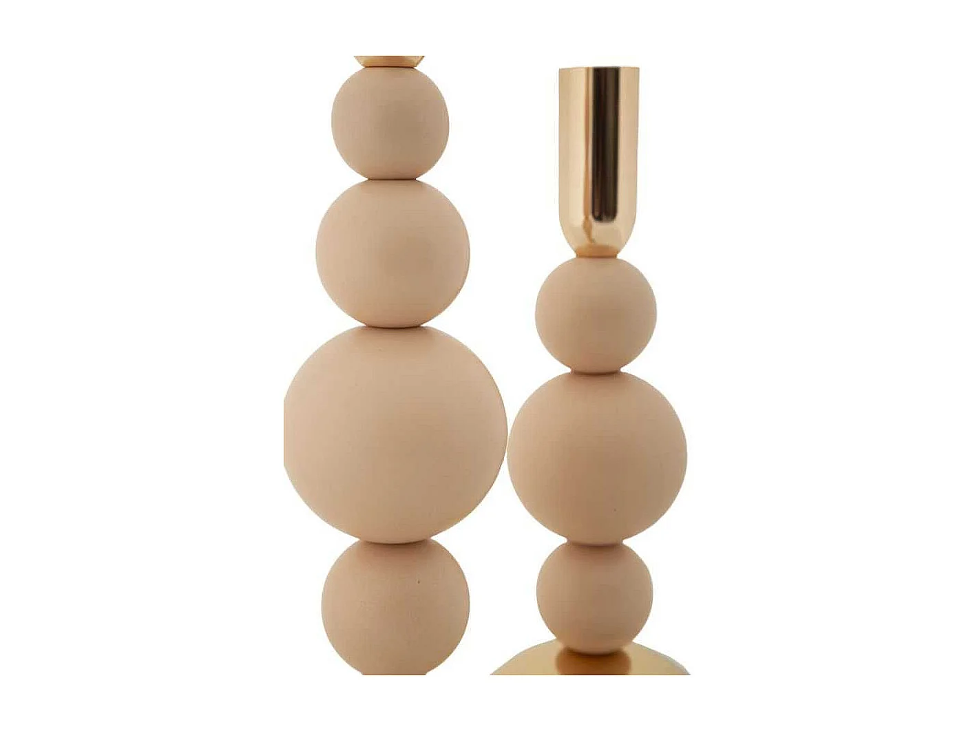 Bougeoir en métal Holder (Lot de 2)