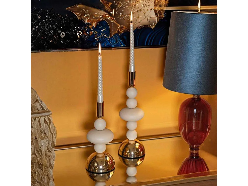 Bougeoir en métal Galaxy (Lot de 2)