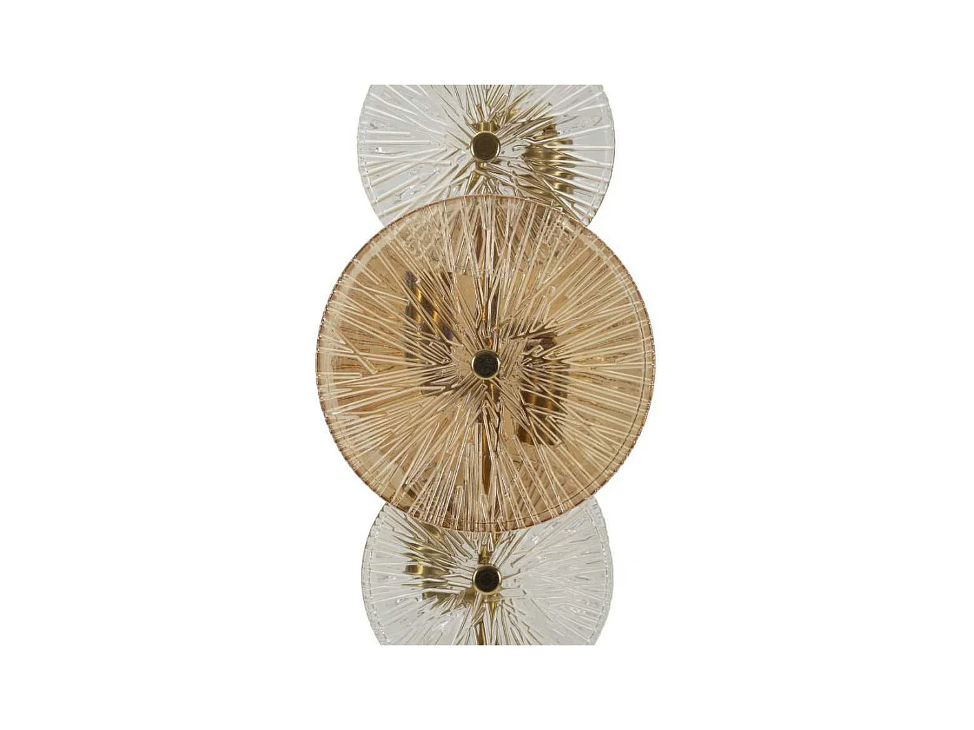 Lampe à poser en métal et verre 20 x 18 x 66 cm Osaka