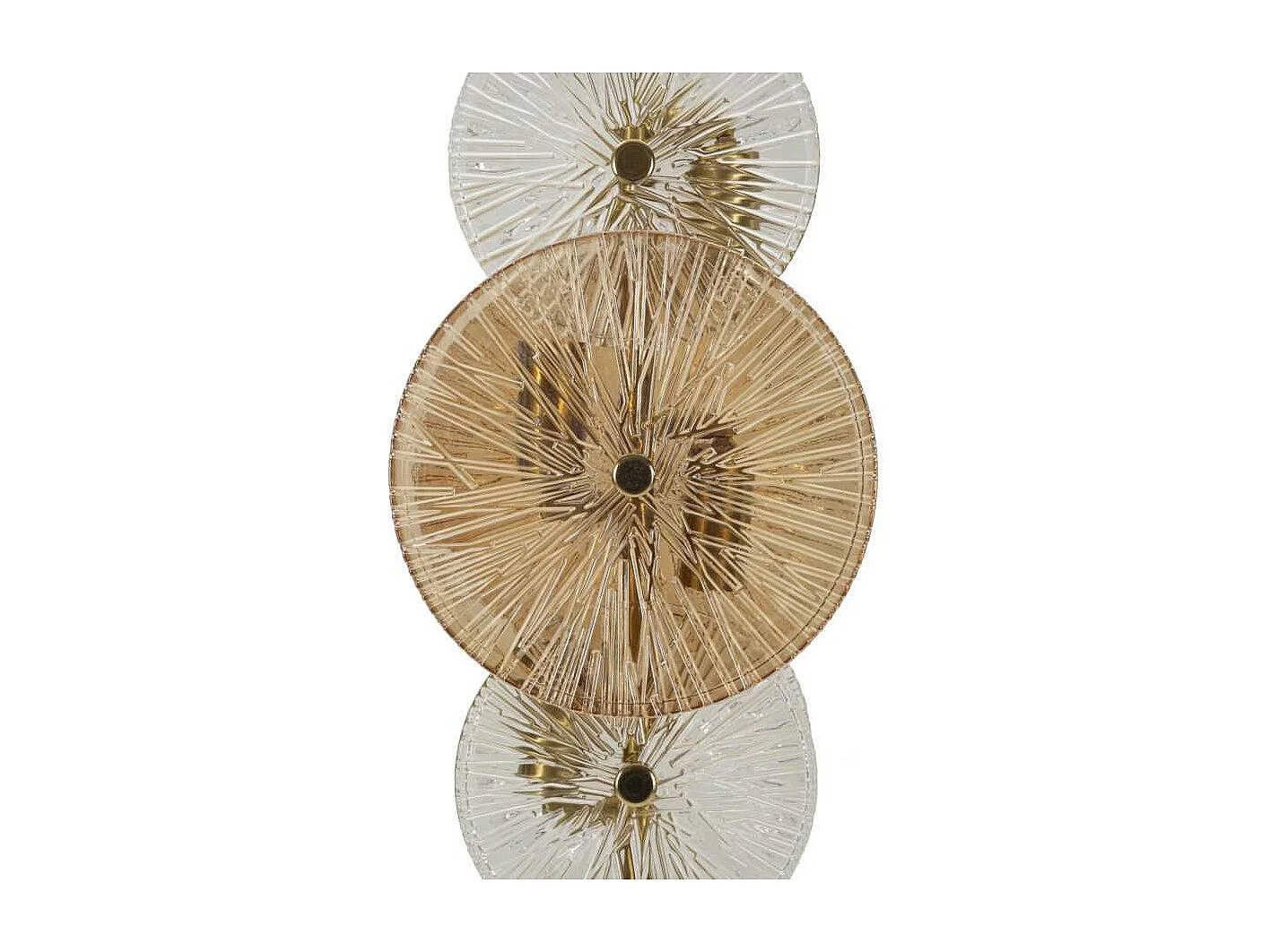 Lampe à poser en métal et verre 20 x 18 x 66 cm Osaka