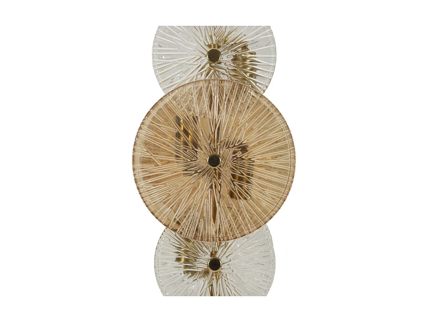 Lampe à Poser "Osaka" 66cm Or & Transparent