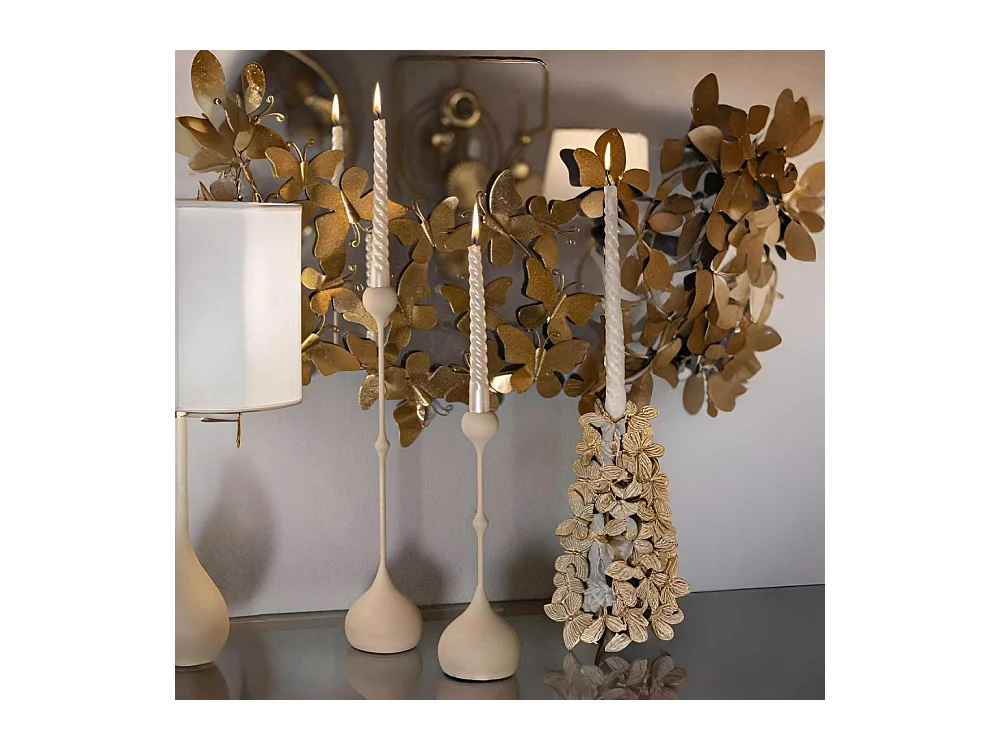 Bougeoir en métal Slimmy (Lot de 2)