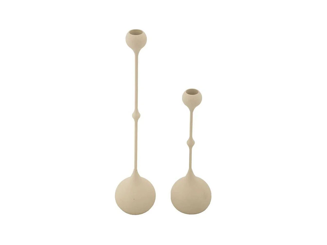 Bougeoir en métal Slimmy (Lot de 2)