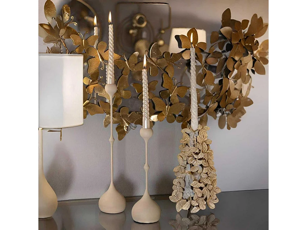 Bougeoir en métal Slimmy (Lot de 2)