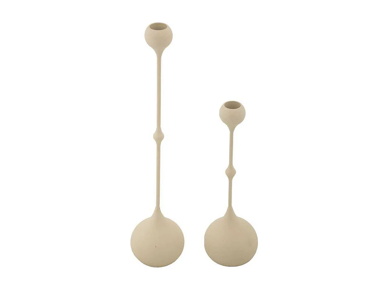 Bougeoir en métal Slimmy (Lot de 2)