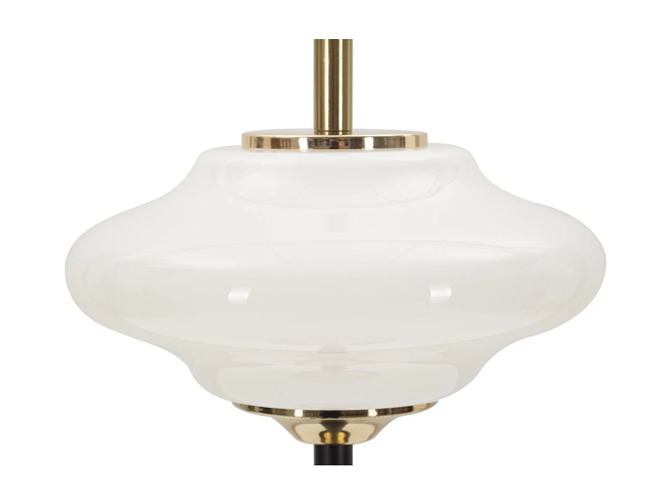 Lampe à Poser "Vintage" 46cm Blanc & Noir