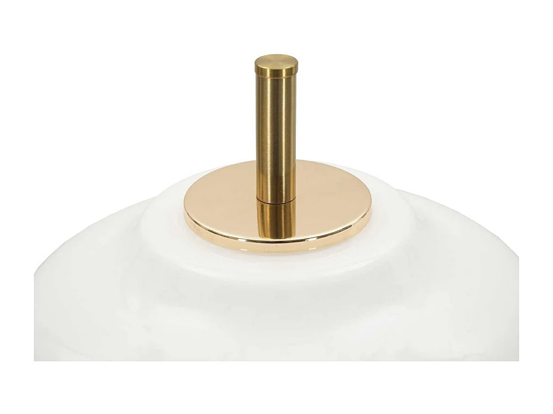 Lampe à Poser "Vintage" 46cm Blanc & Noir