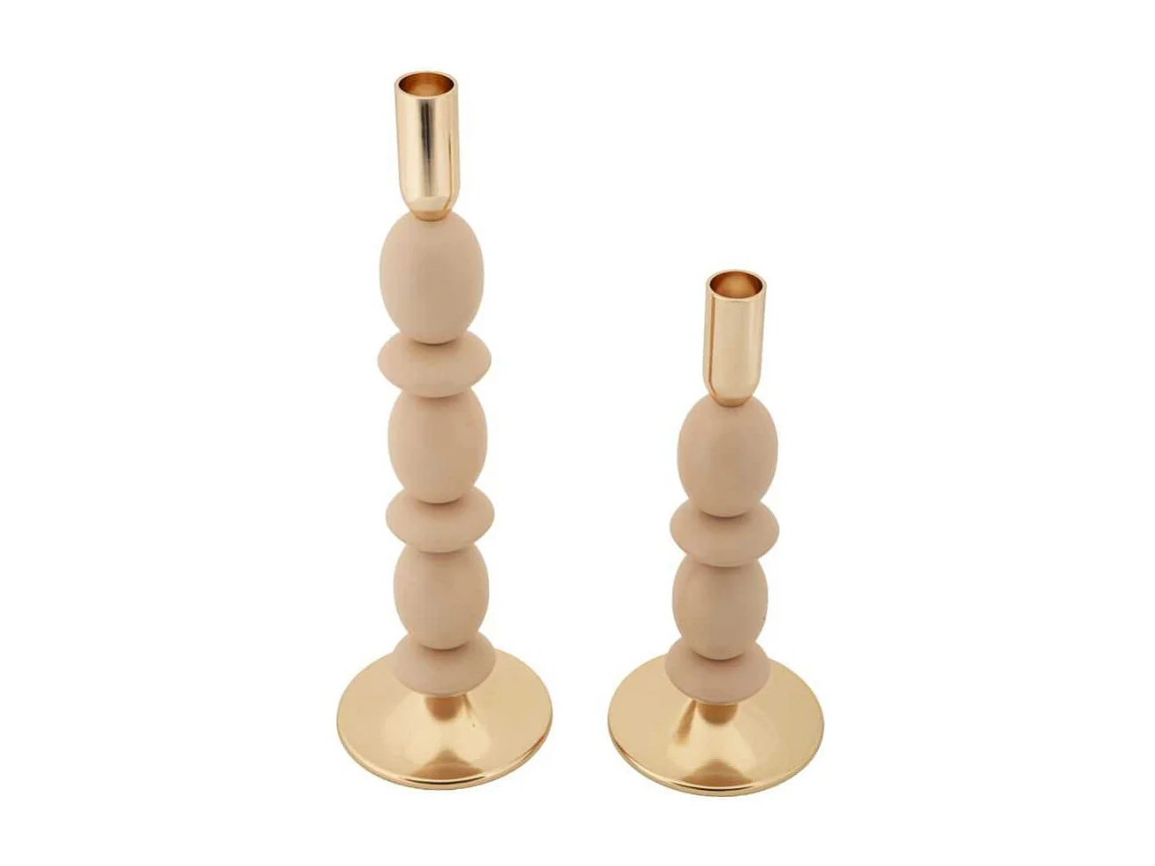 Bougeoir en métal Shuttle (Lot de 2)