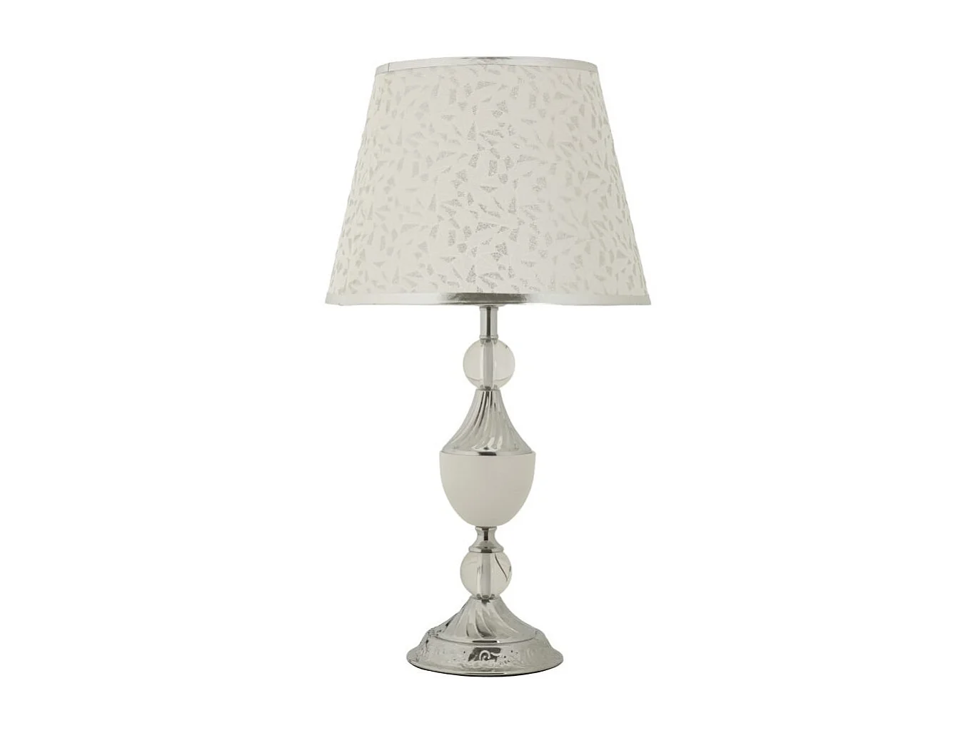 Lampe à Poser "Kody" 54cm Argent