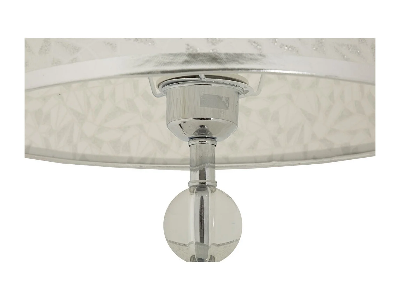 Lampe à Poser "Kody" 54cm Argent