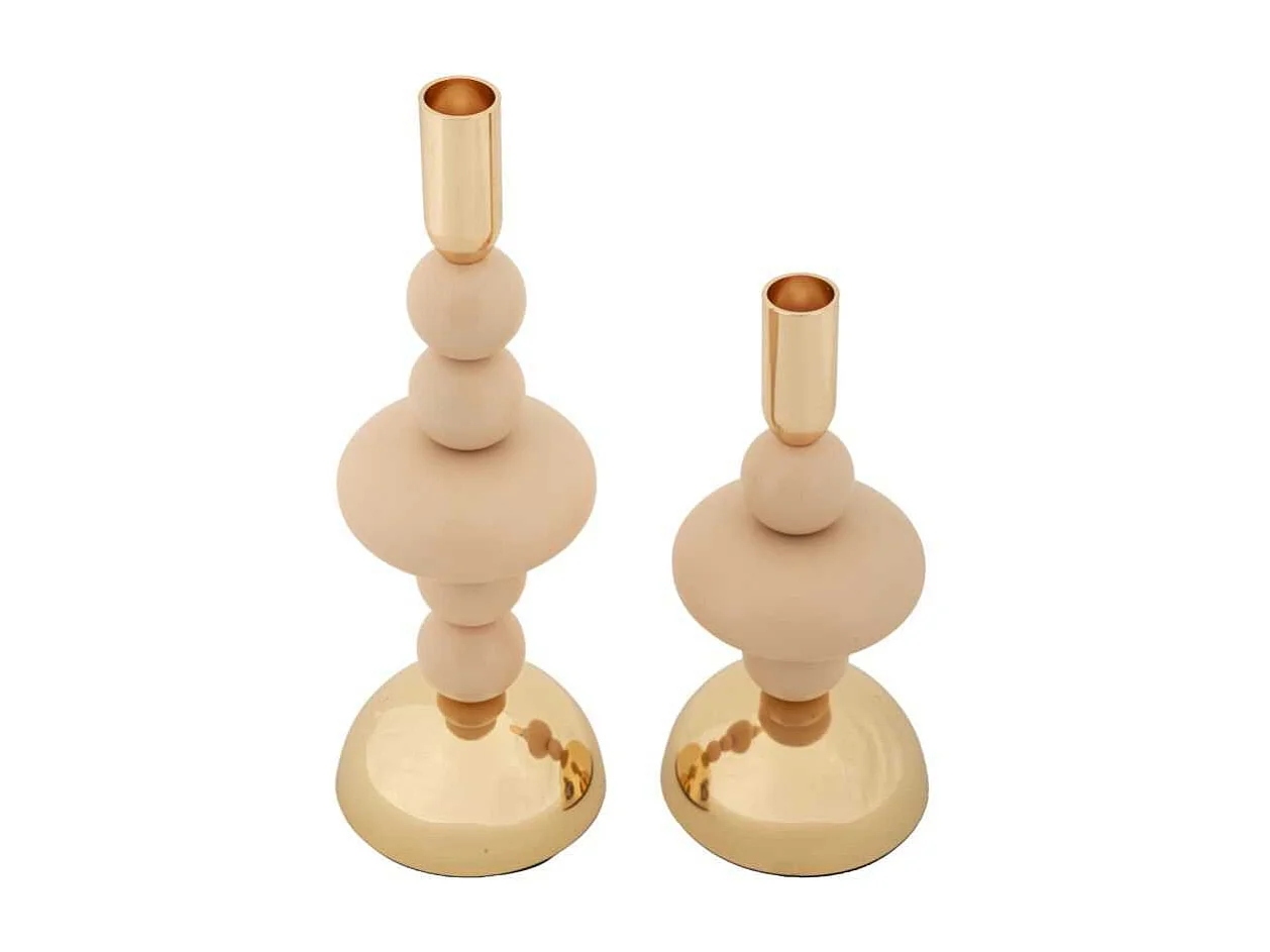 Bougeoir en métal Galaxy (Lot de 2)