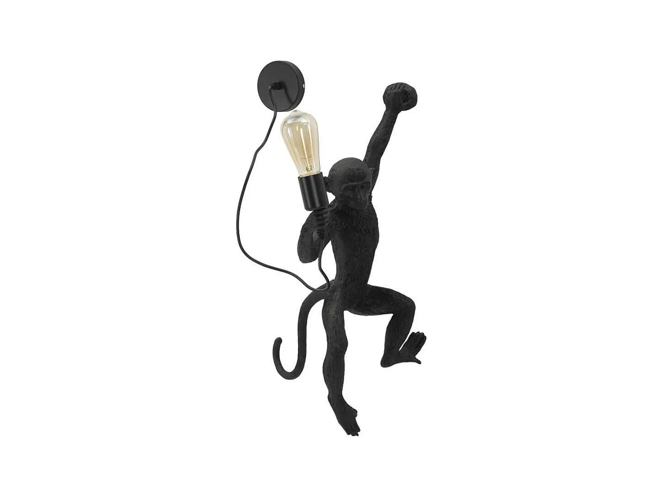 Applique murale en polyrésine Monkey 32 x 32 x 64 cm