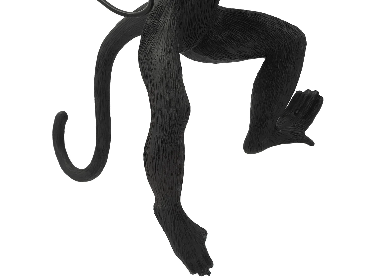 Dekorative Wandleuchte aus Polyresin Monkey