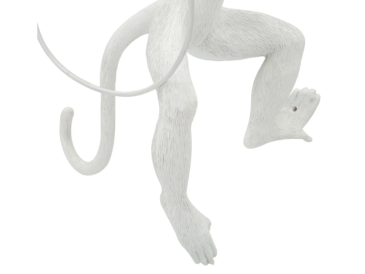 Lampe Murale Design "Singe" 64cm Blanc