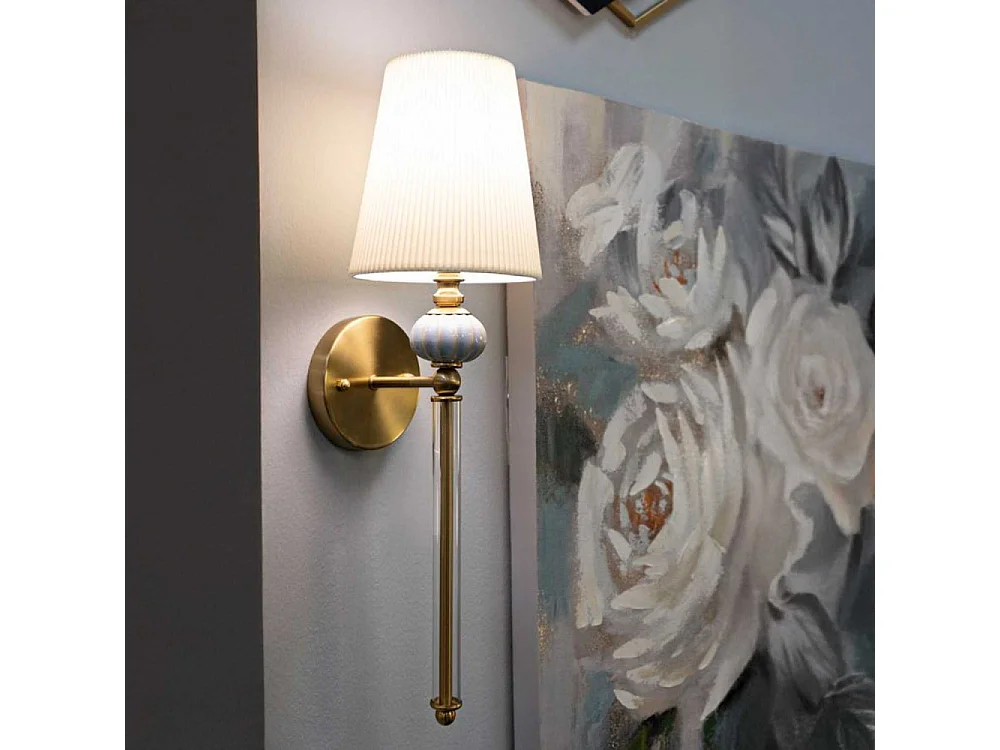 Applique murale en métal Warsaw 17 x 22 x 57 cm