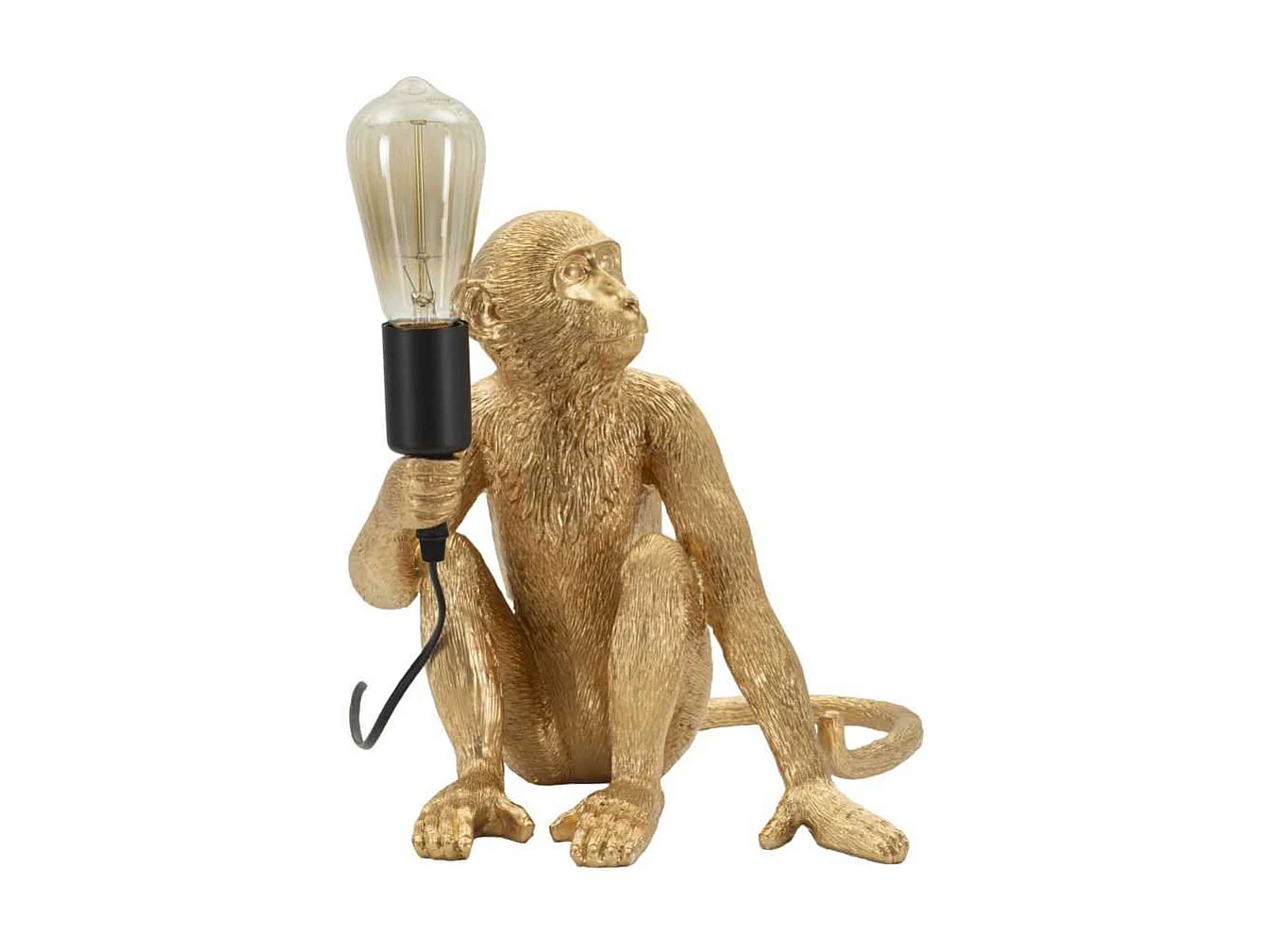 Lampe à poser en polyrésine Monkey 33 x 33 x 32 cm