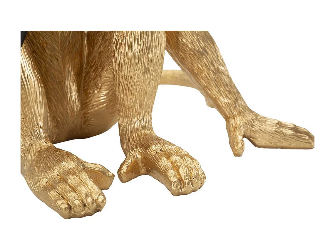 Lampe à Poser Design "Monkey" 33cm Or