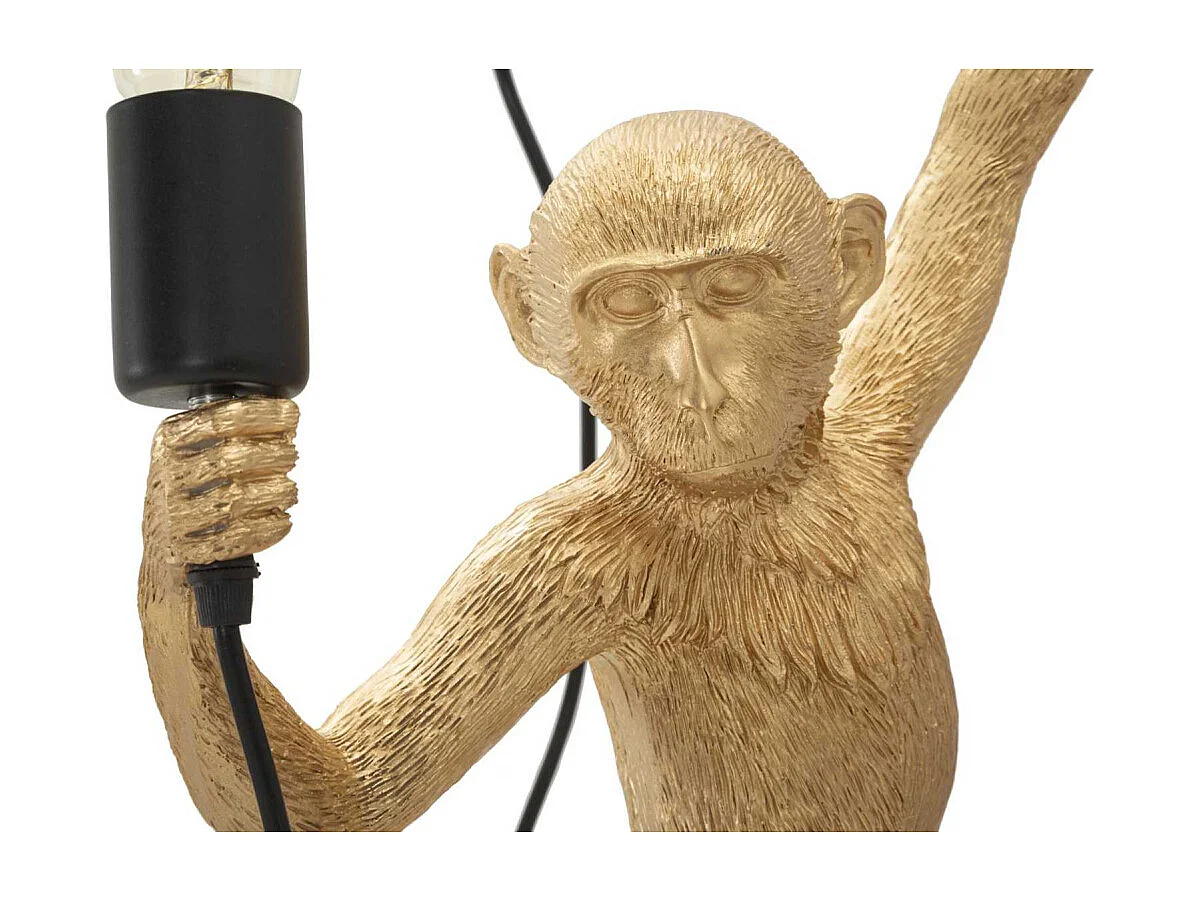 Applique murale en polyrésine Monkey 32 x 32 x 64 cm