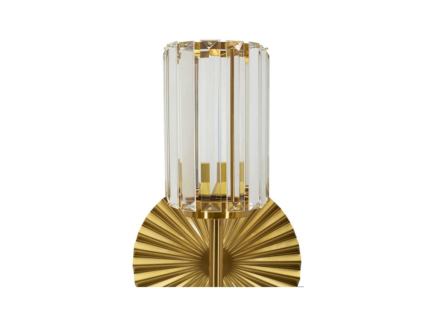 Applique murale en métal et verre Tirana 20 x 17 x 47 cm