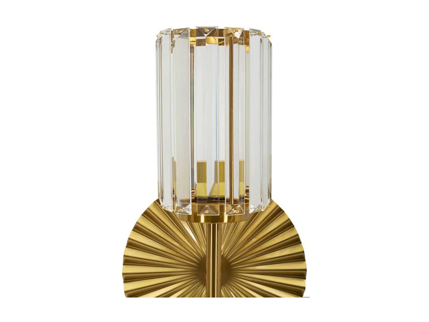 Applique murale en métal et verre Tirana 20 x 17 x 47 cm