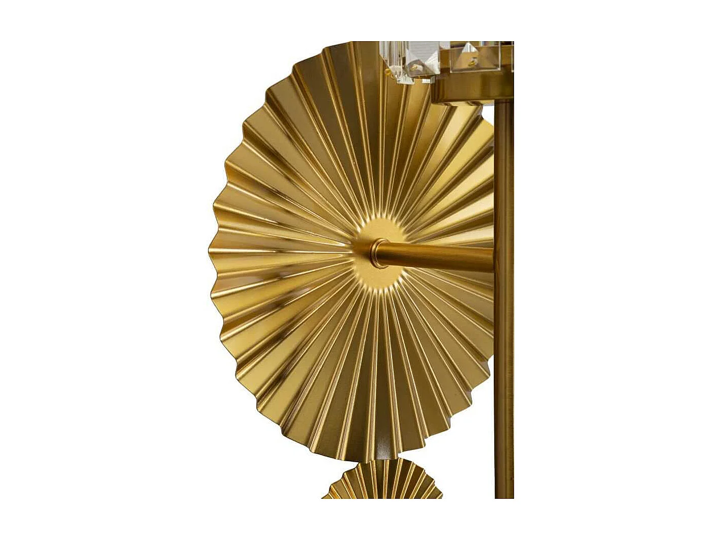 Applique murale en métal et verre Tirana 20 x 17 x 47 cm