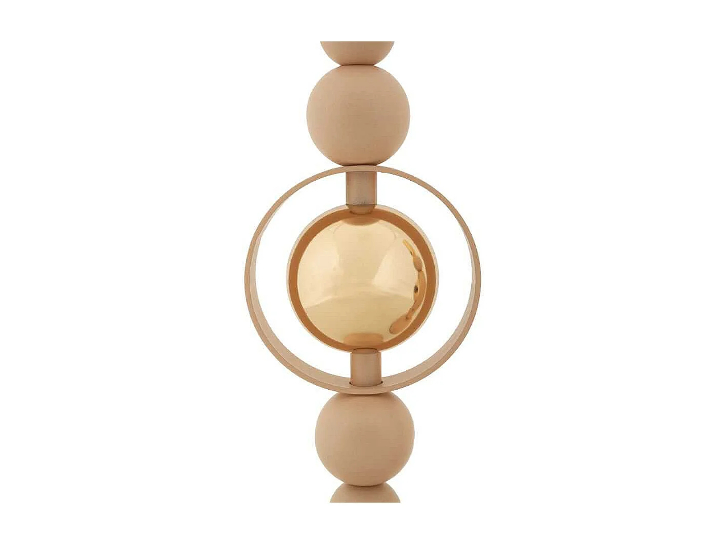 Bougeoir en métal Saturne (Lot de 2)