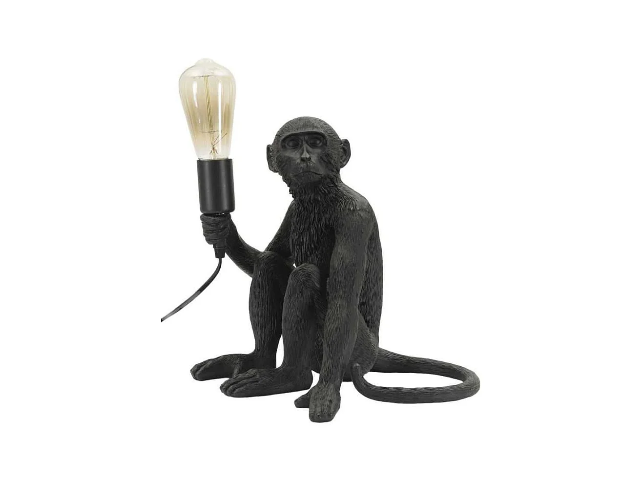 Lampe à poser en polyrésine Monkey 33 x 33 x 32 cm