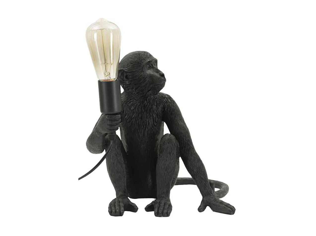 Lampe à poser en polyrésine Monkey 33 x 33 x 32 cm