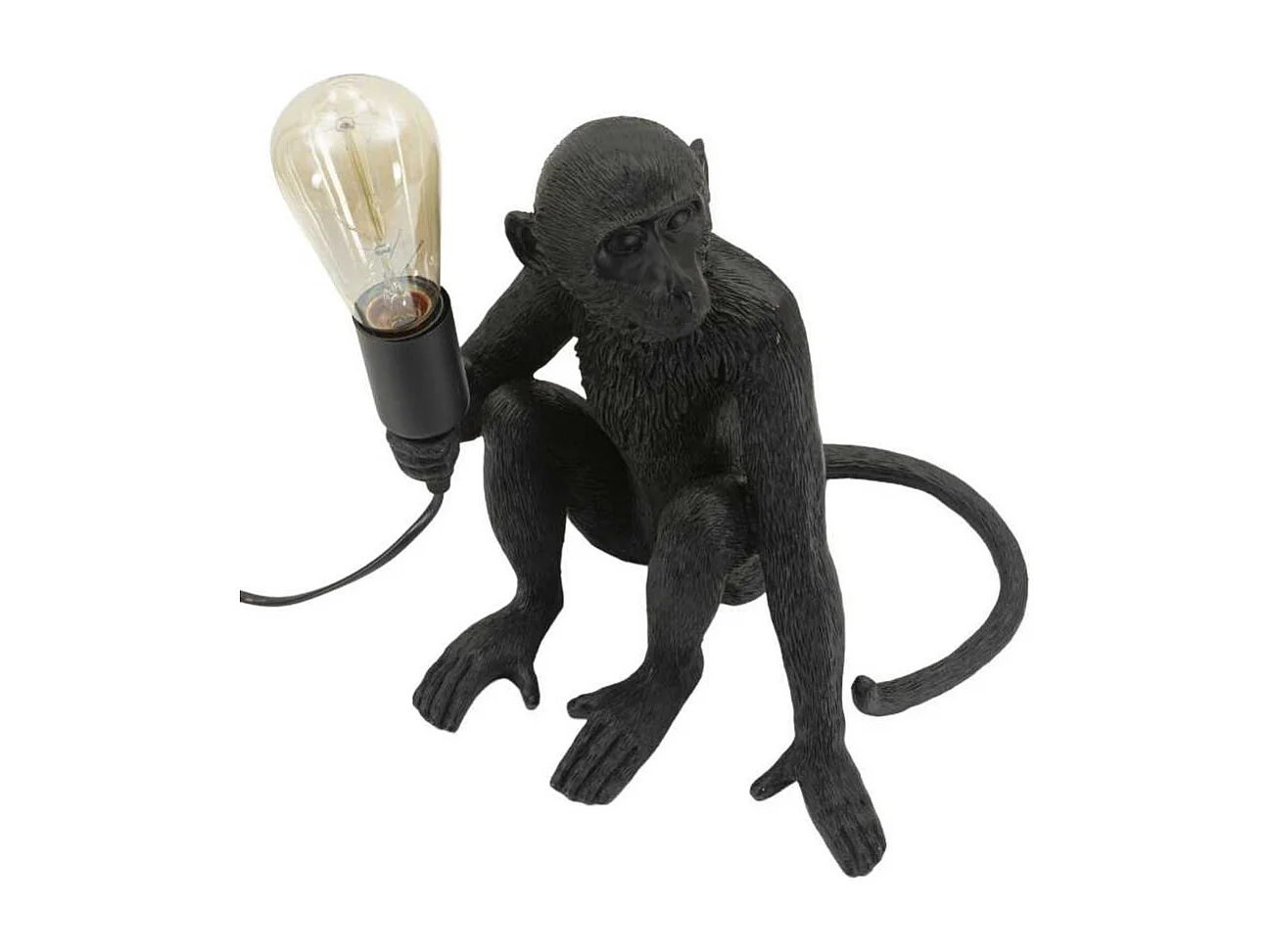 Lampe à poser en polyrésine Monkey 33 x 33 x 32 cm