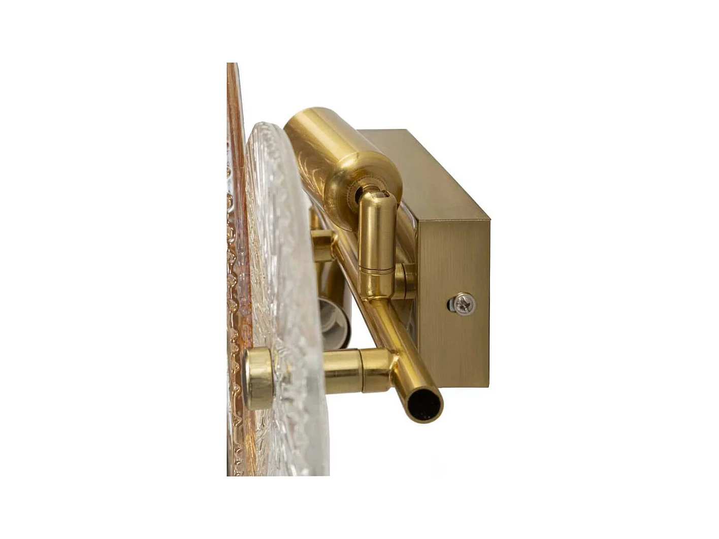 Applique murale en métal et verre Osaka 42 x 8 x 20 cm