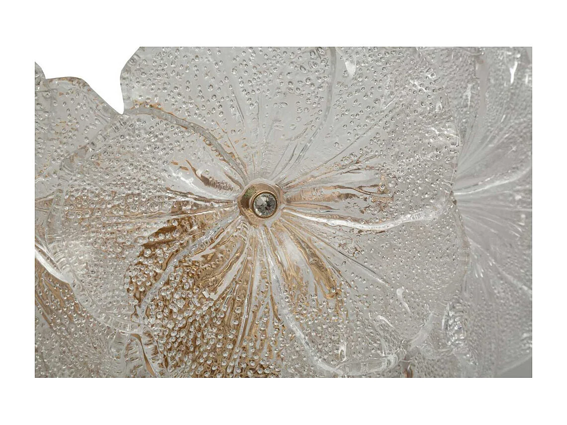 Applique murale en verre Ibiscus 33 x 17 x 28 cm