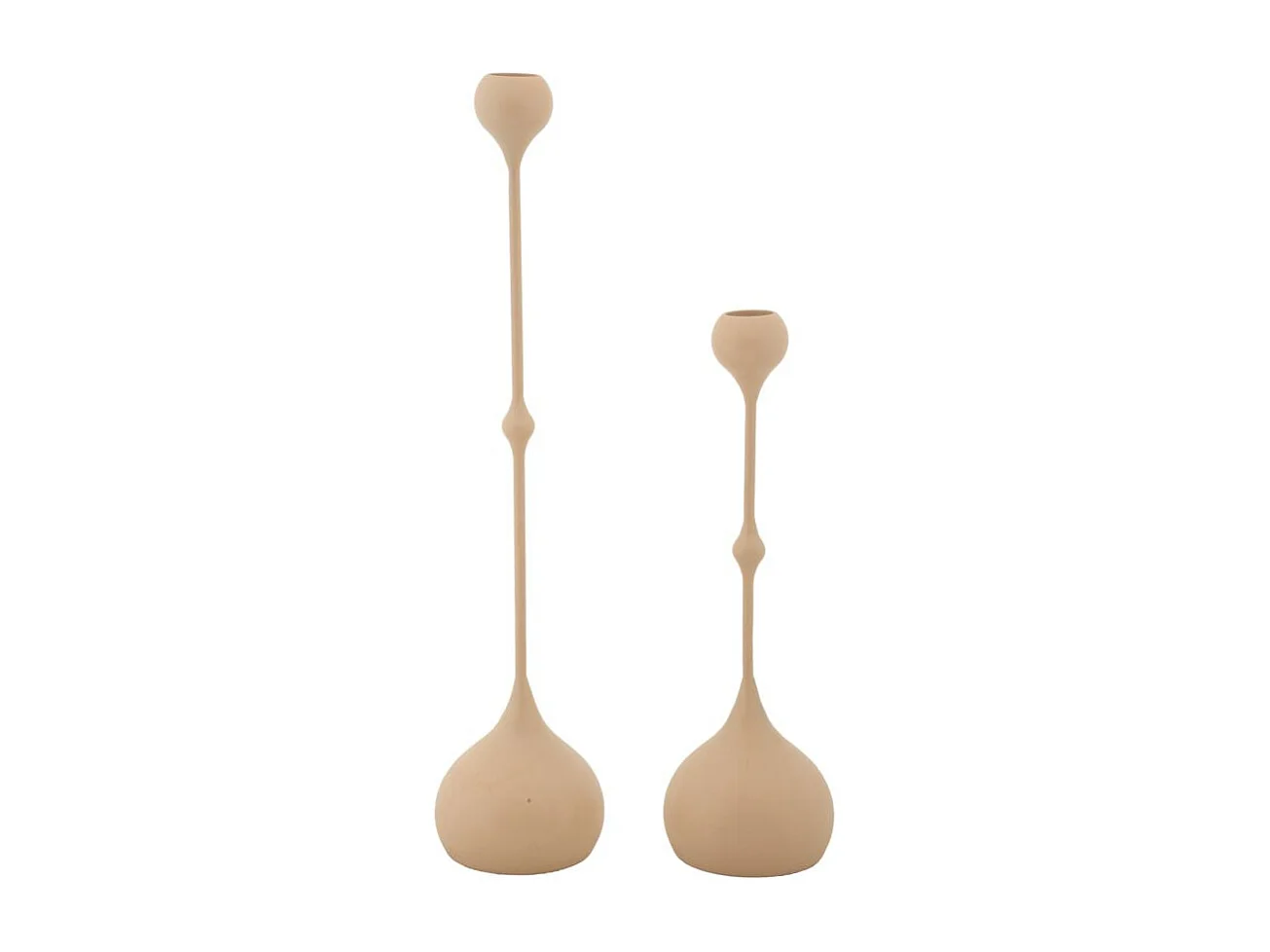 Lot de 2 Chandeliers "Slimmy" 37cm Rose