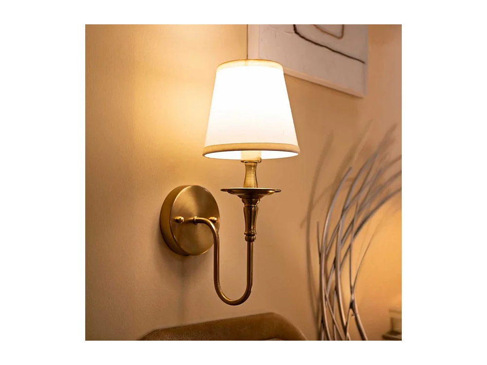 Applique murale en métal Bucharest 15 x 22 x 38 cm