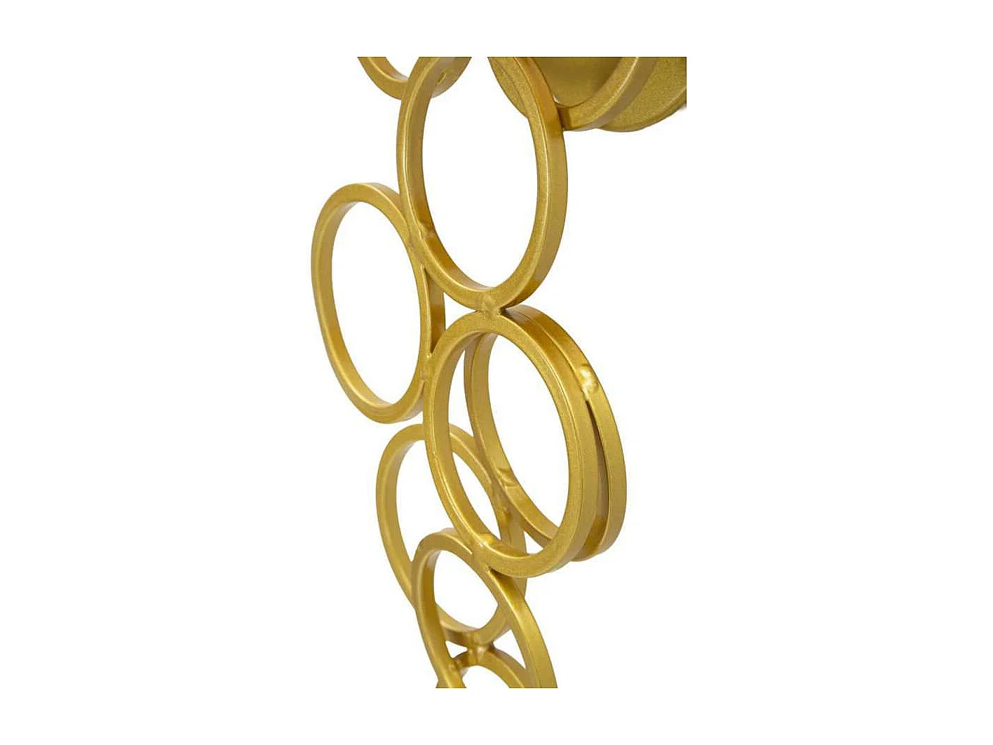 Applique murale en métal et tissu Rich 30 x 20 x 50 cm