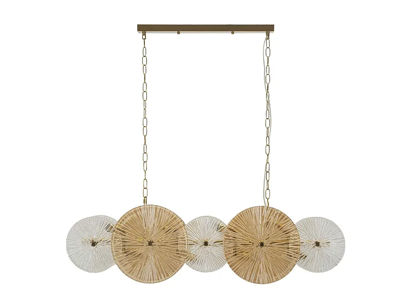 Suspension en métal et verre 100 x 23 x 94 cm Osaka