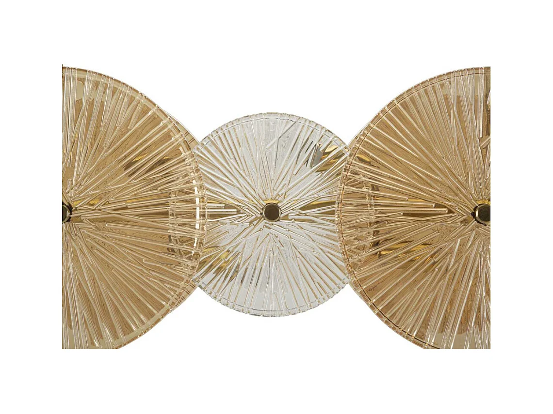 Suspension en métal et verre 100 x 23 x 94 cm Osaka