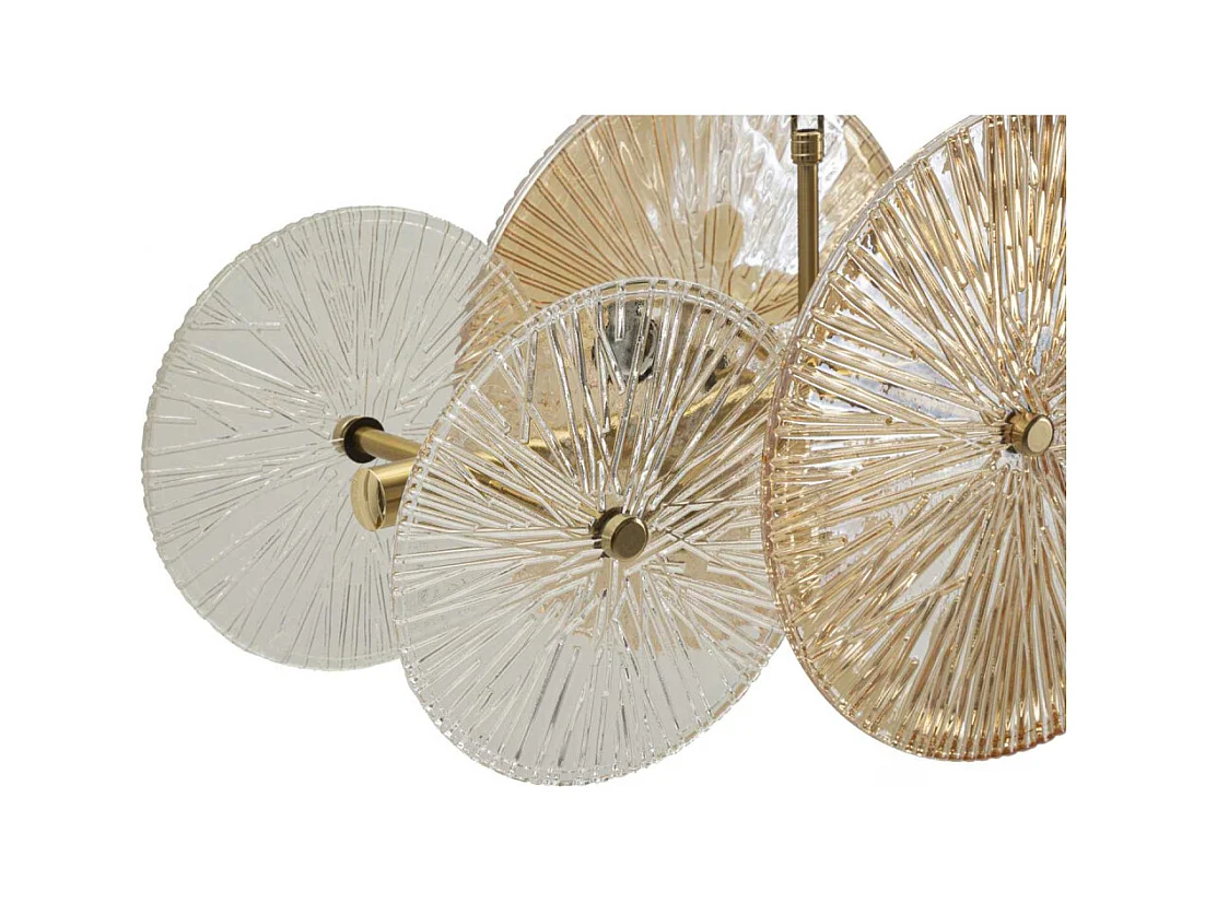 Suspension en métal et verre 100 x 23 x 94 cm Osaka