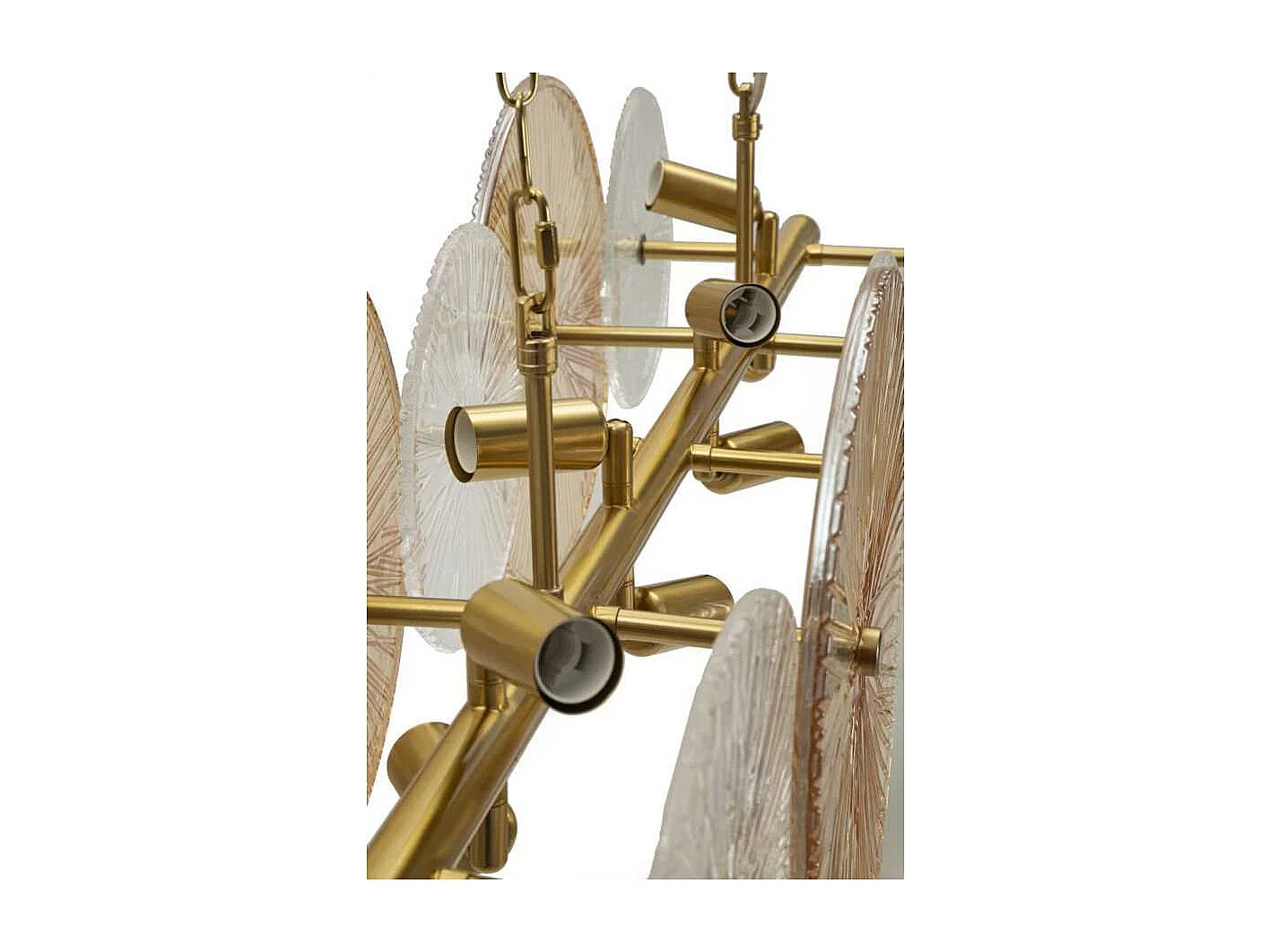 Suspension en métal et verre 100 x 23 x 94 cm Osaka