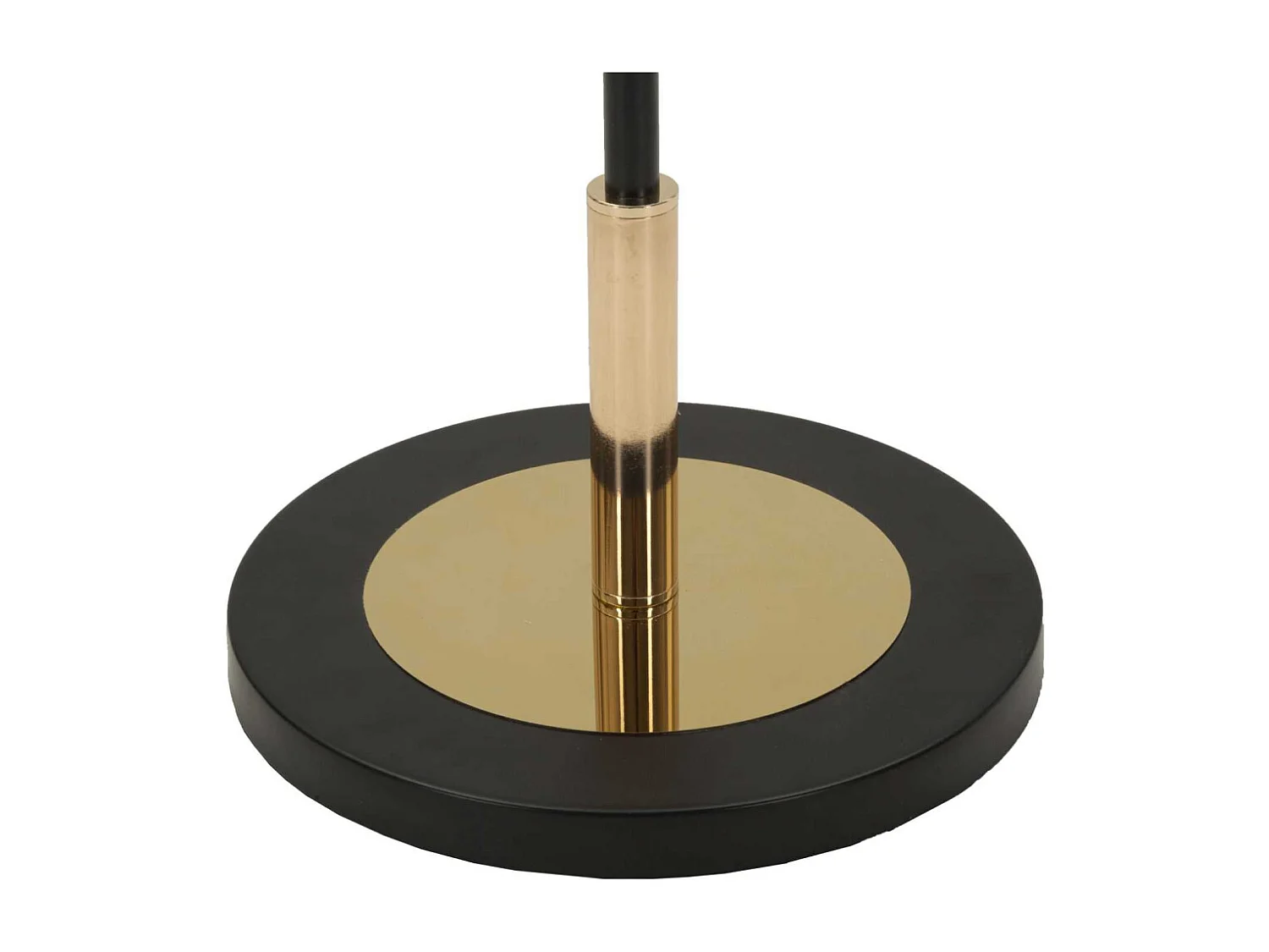 Lampadaire en métal et verre 30 x 168 cm Vintage