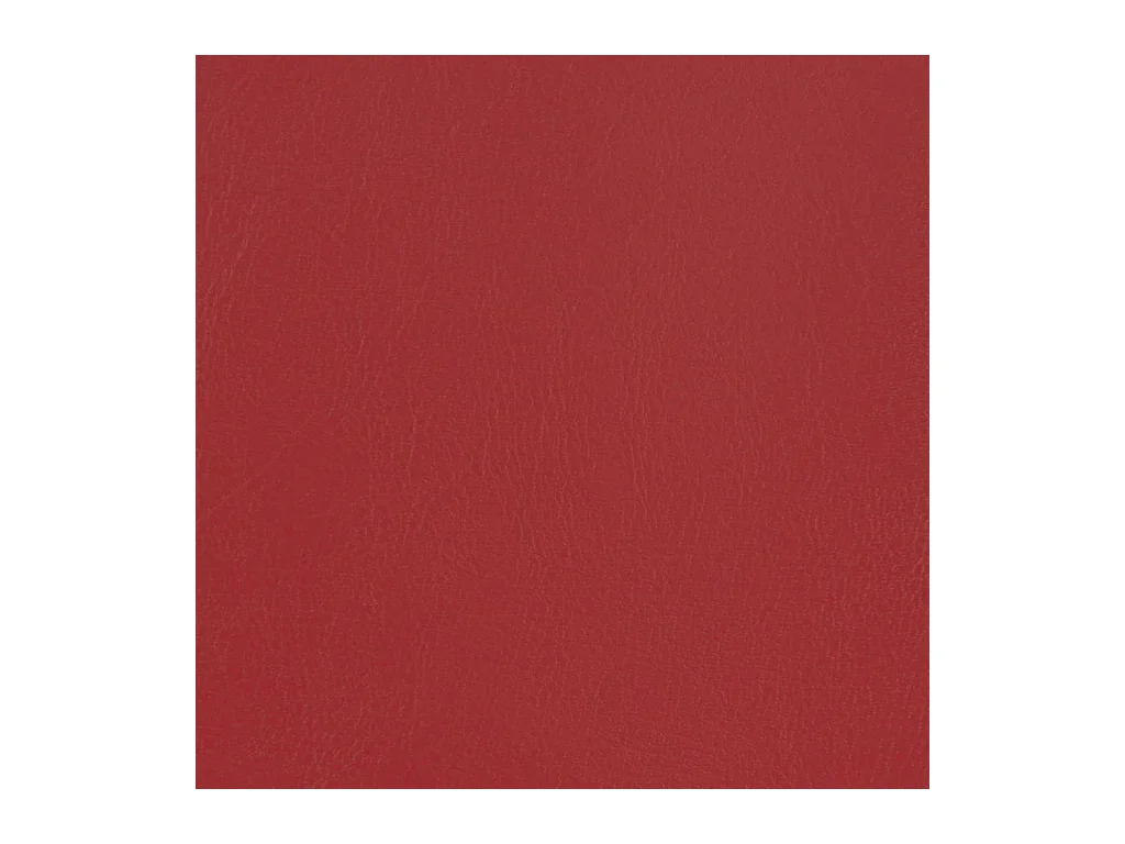 Nykøbing Mors  Fauteuil avec repose-pied rouge bordeaux similicuir