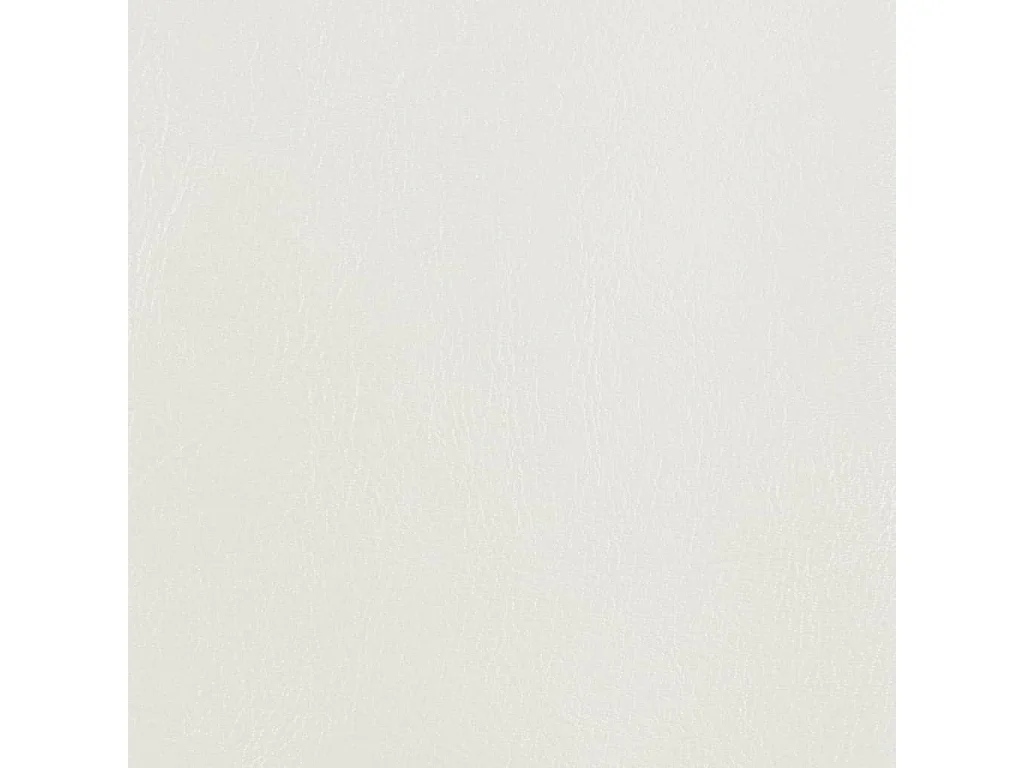 Jalkar  Chaise cabriolet avec repose-pied blanc similicuir