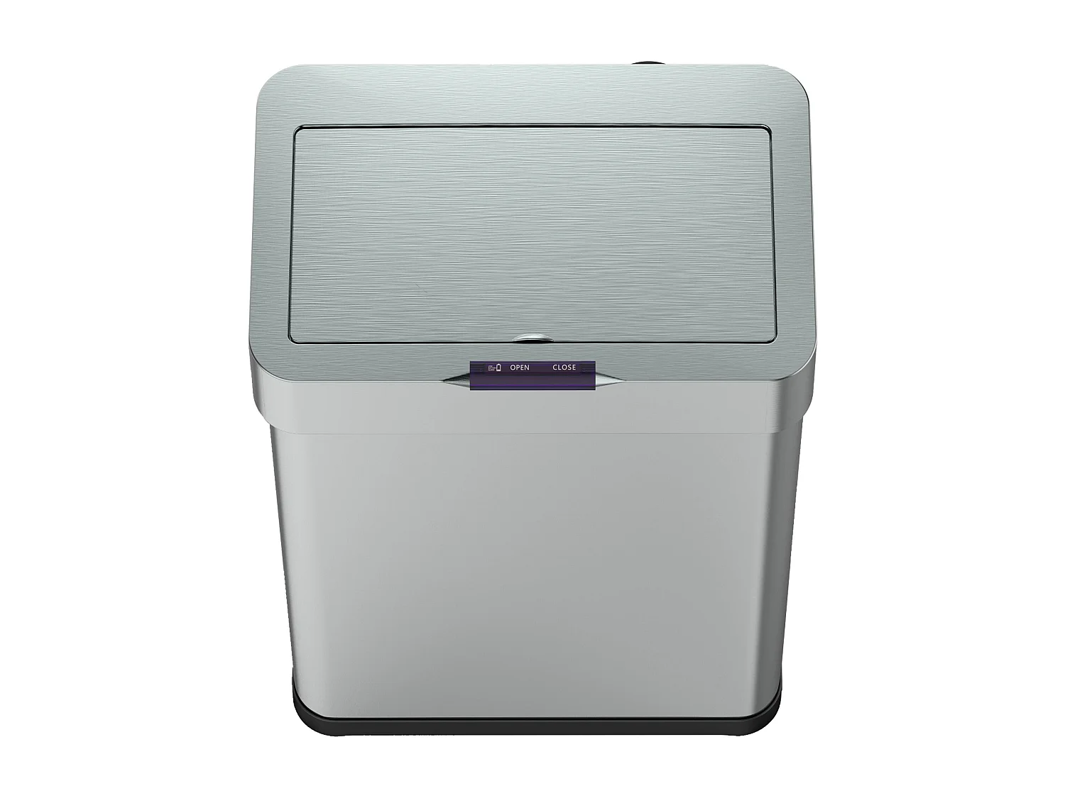 Poubelle automatique inox DAYTONA argent 70L