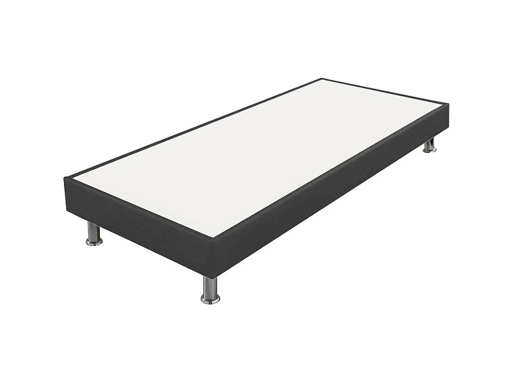 Sommier tapissier + pieds 90x200 SP18 13 lattes anthracite