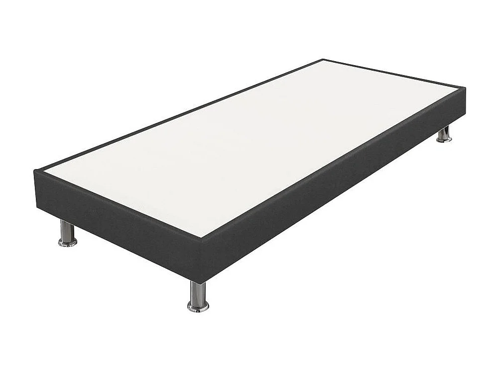 Sommier tapissier + pieds 90x200 SP18 13 lattes anthracite