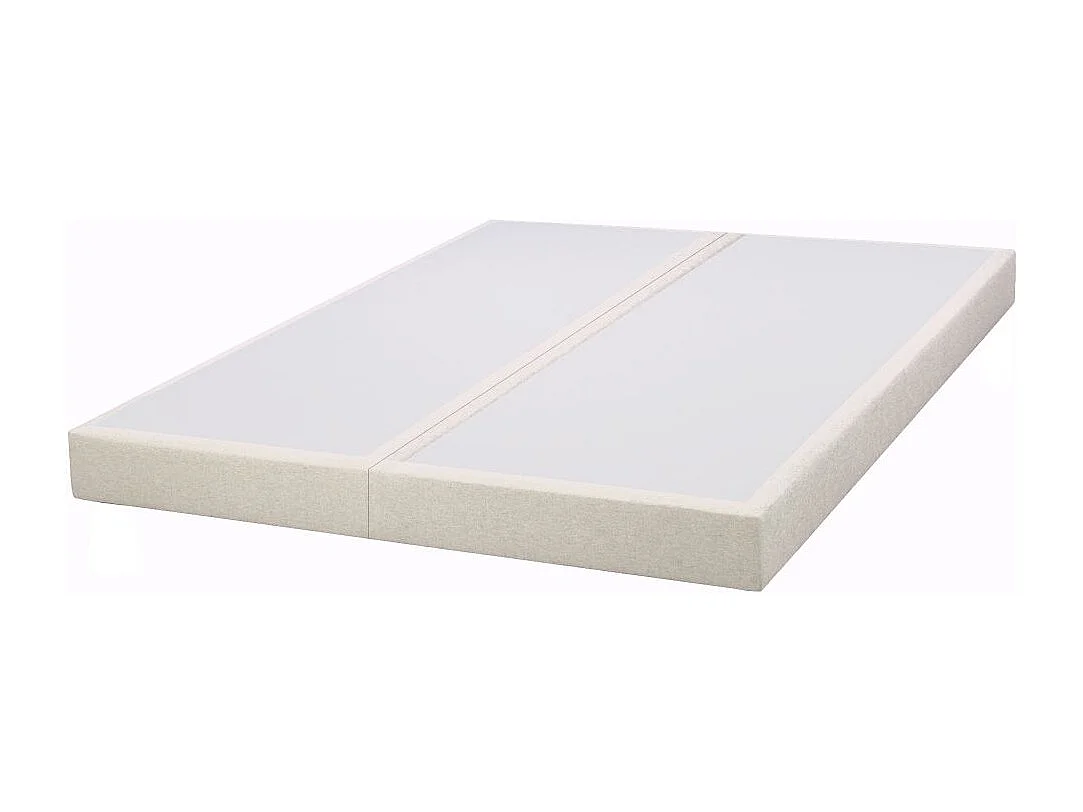 Sommier tapissier SR15 Sahara 2x80x200 Lattes bois massif - H.15 cm - Made in France