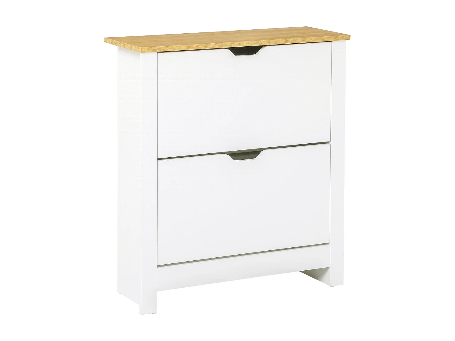 Armário Moderno Dijon 72x26x80 para Armazenamento Vertical em Branco