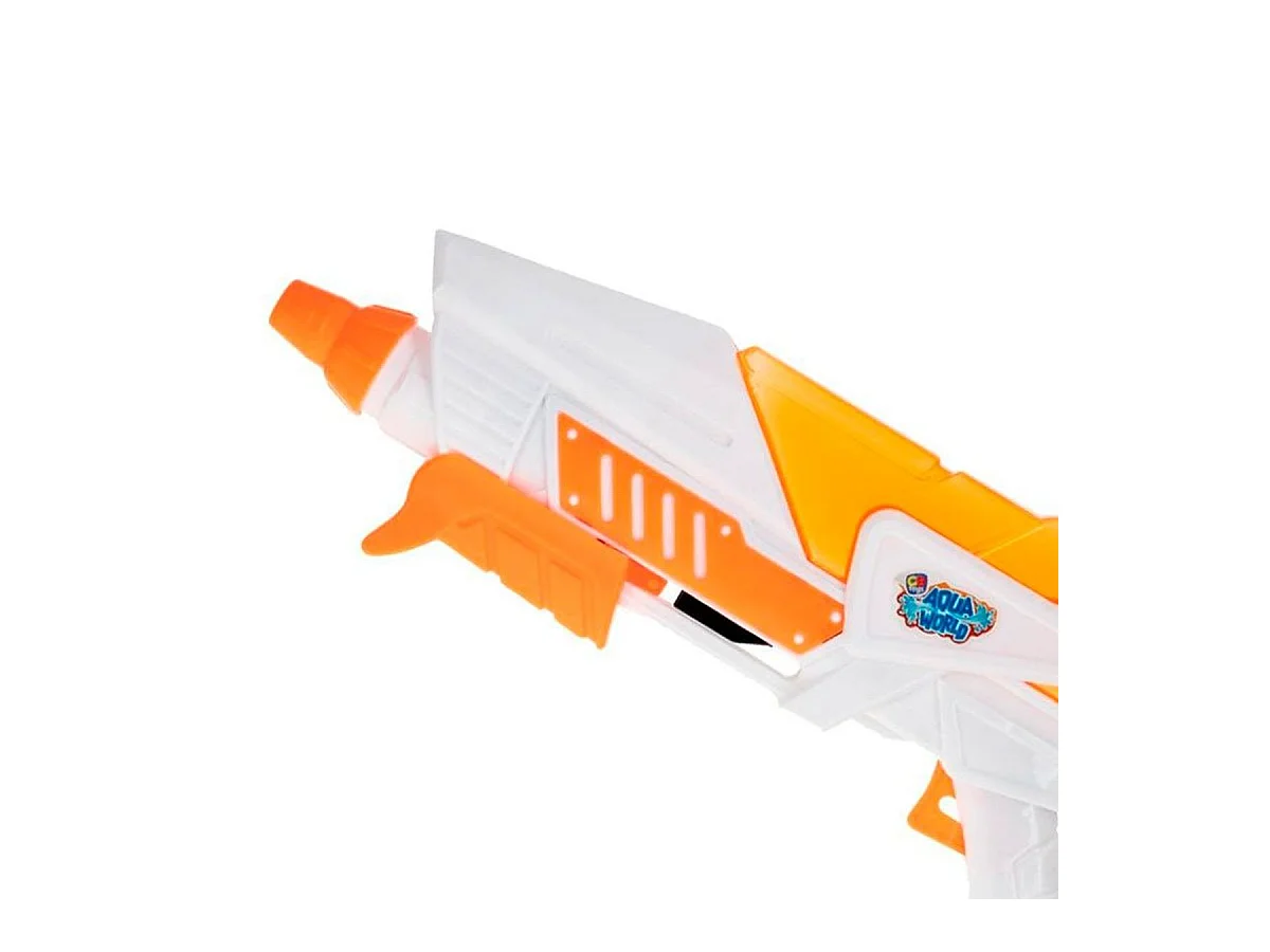 Pistola de agua Aqua World 8 disp naranja