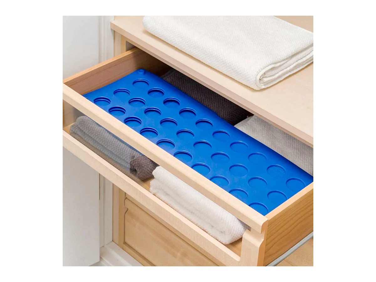 Doblador de ropa InnovaGoods plegable azul 1x59,1x23,5 cm