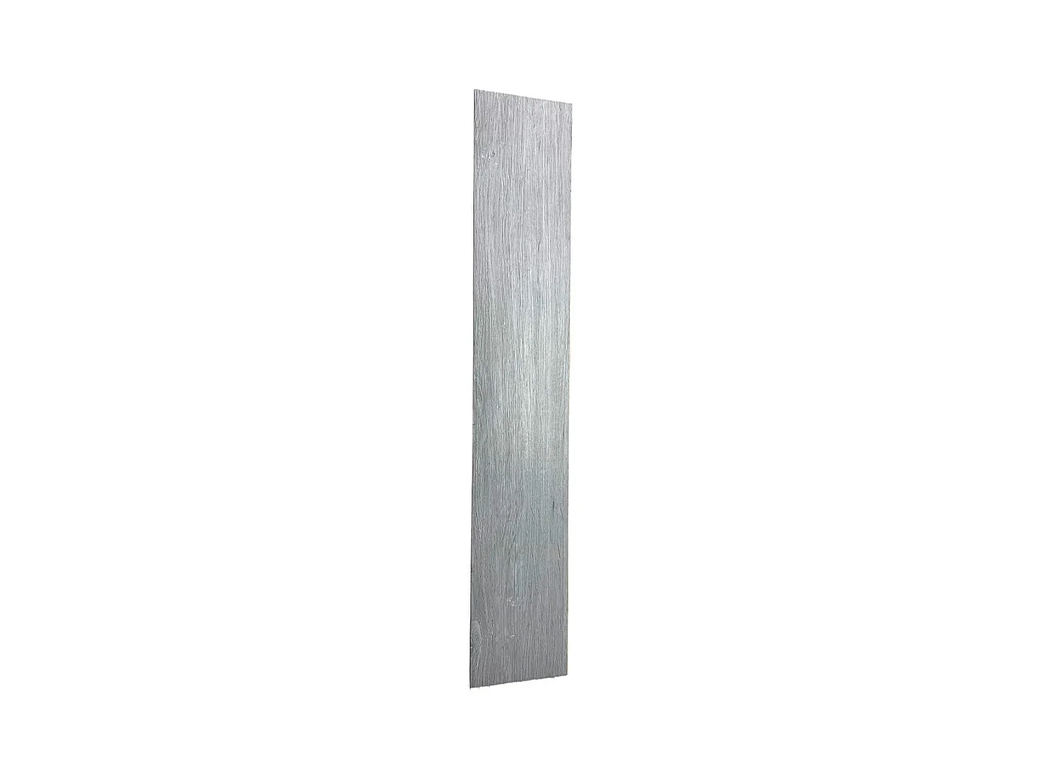 Pack de 24 lamas PVC autoadhesivas 3,34 m² gris 91,4x15,2 cm
