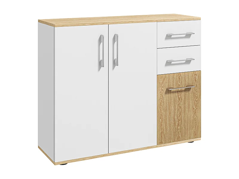 Aparador de salón blanco 90x30x75.5 cm HOMCOM